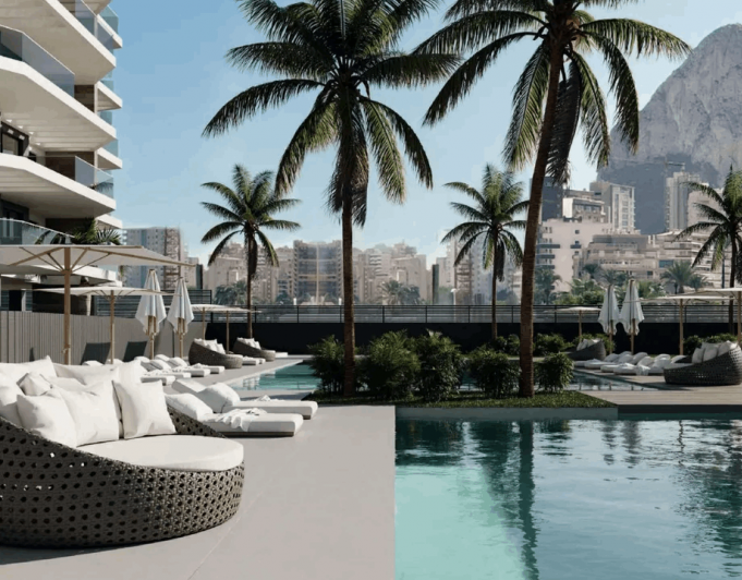 Luxuriöses Penthouse mit 3 Schlafzimmern und Meerblick zum Verkauf in Calpe
