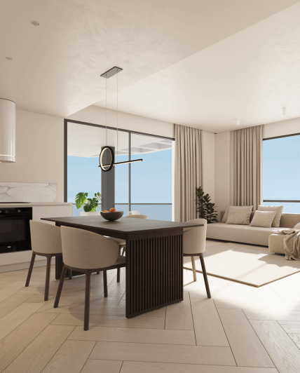 Luxuriöses Penthouse mit 3 Schlafzimmern und Meerblick zum Verkauf in Calpe