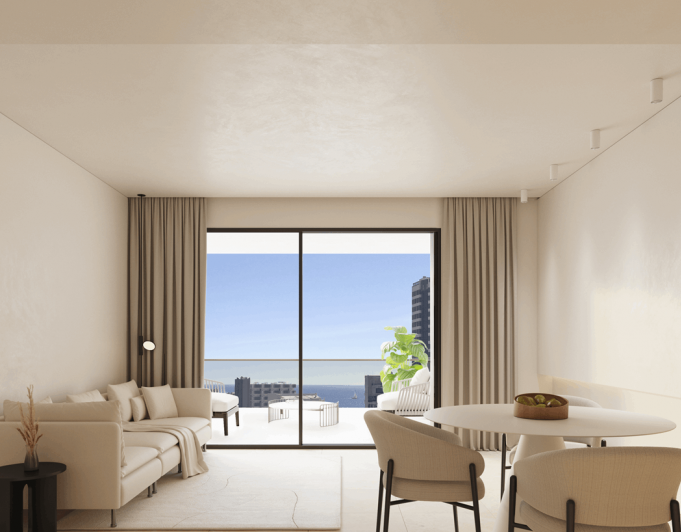 Luxuriöses Penthouse mit 3 Schlafzimmern und Meerblick zum Verkauf in Calpe