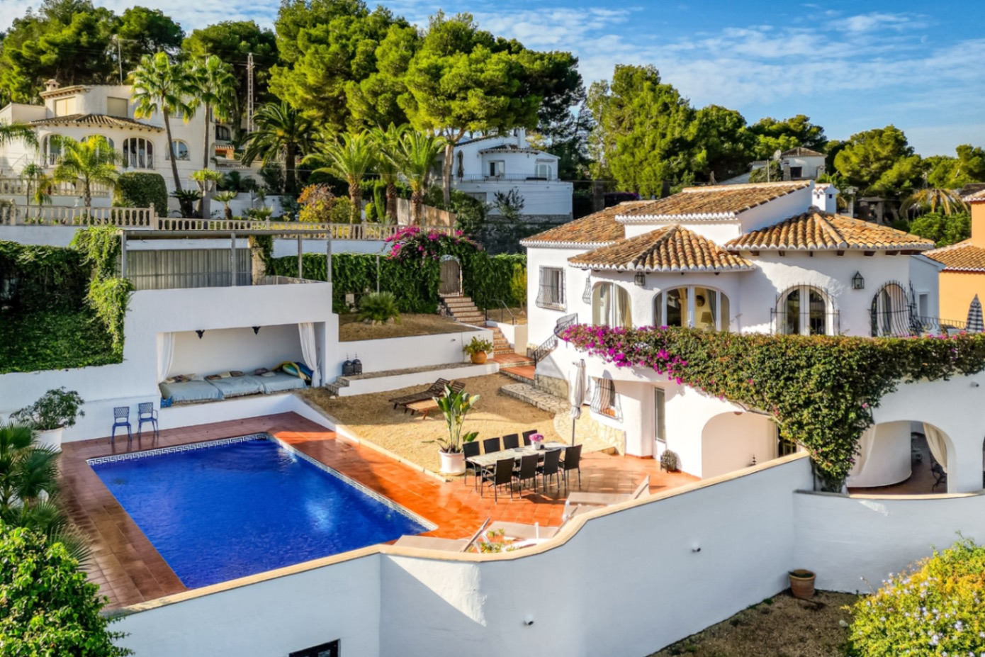 Charming 4 bed villa with sea views for sale in Javea Tosalet Entre Pinos