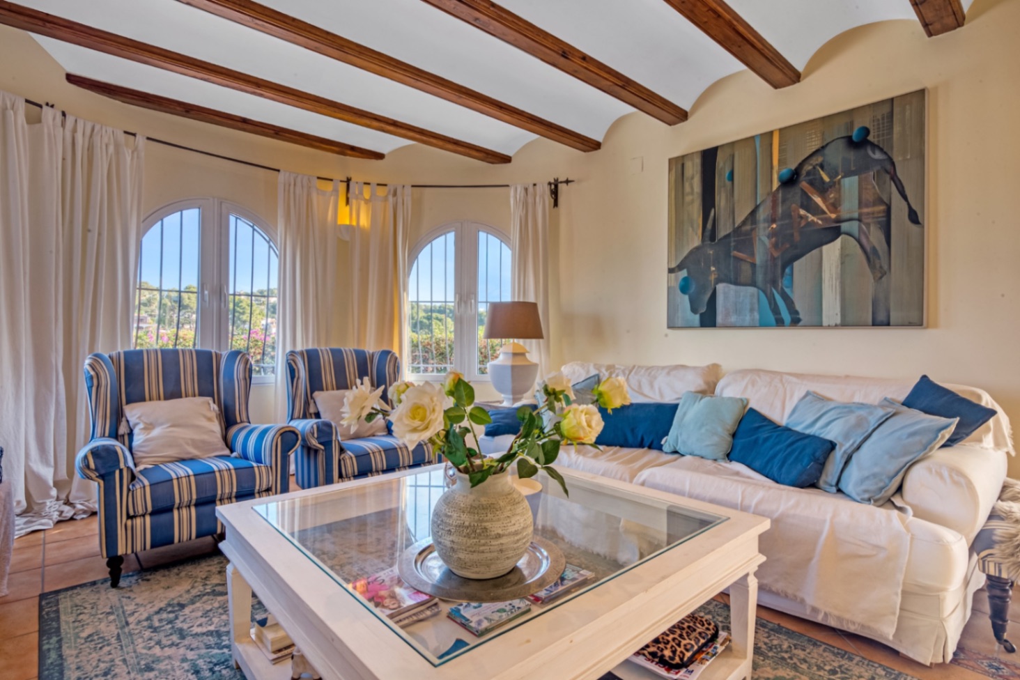 Charming 4 bed villa with sea views for sale in Javea Tosalet Entre Pinos