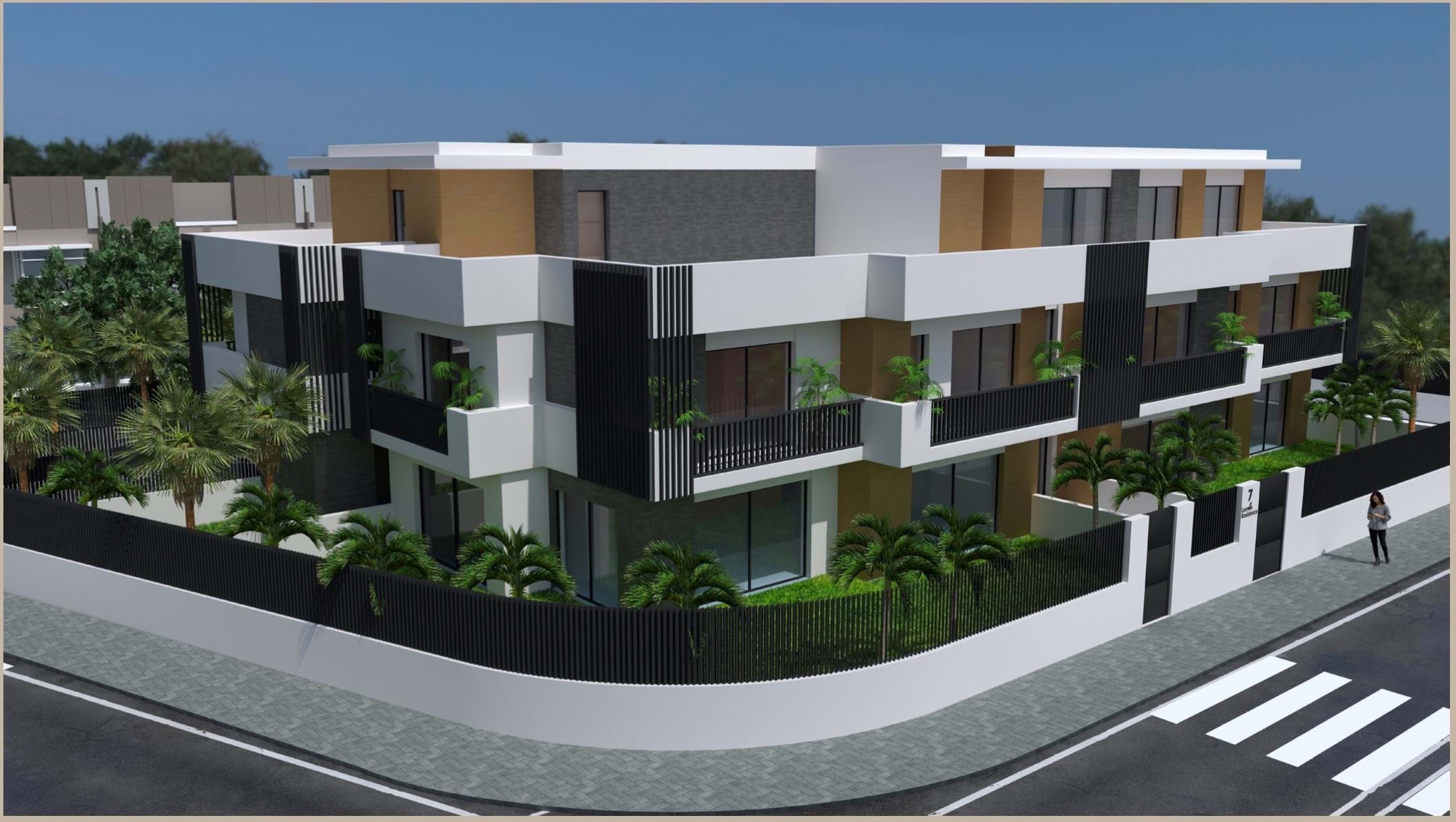 Apartamento de 3 dormitorios en construcción en venta en Jávea, cerca del casco antiguo.