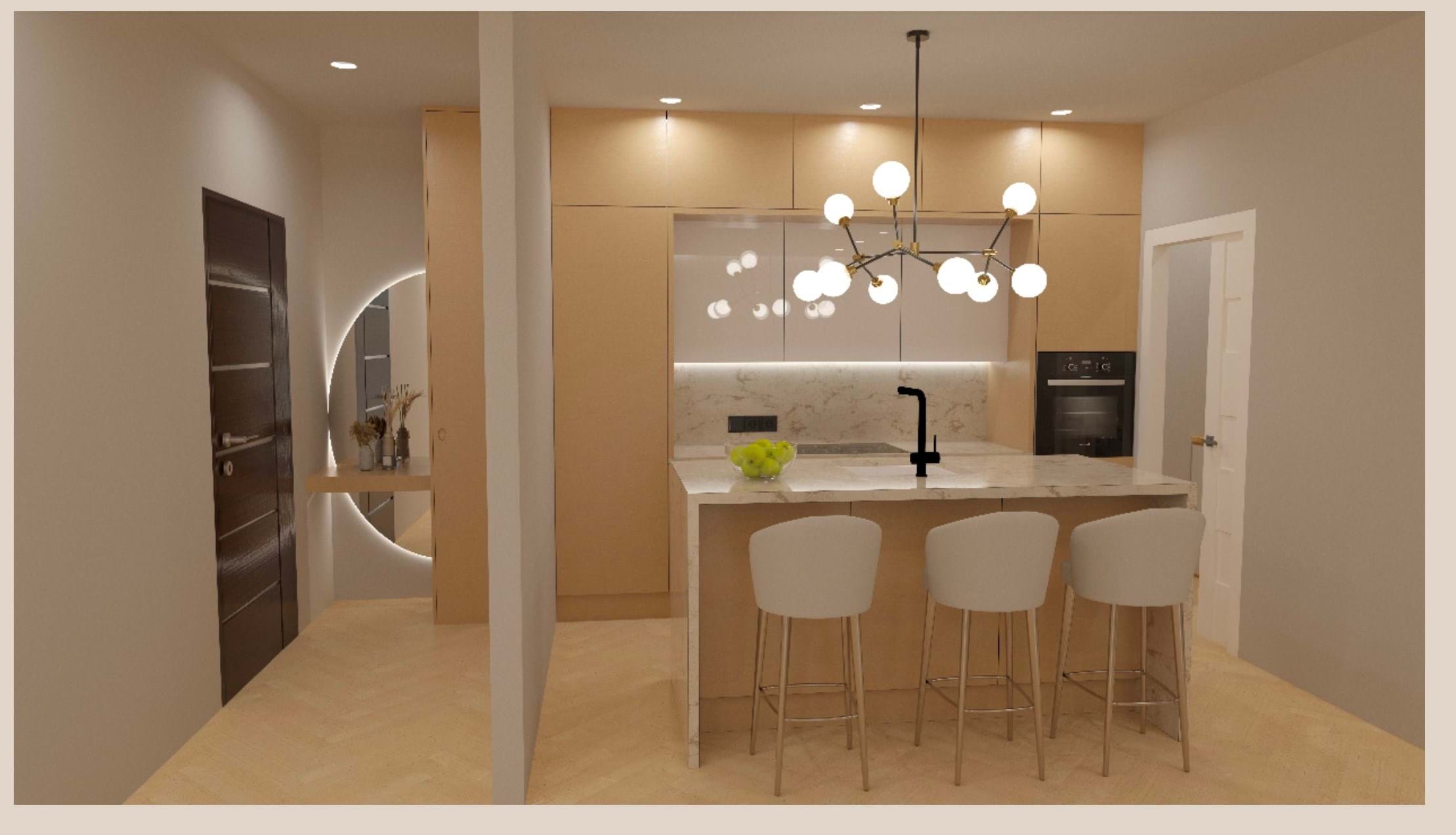 Apartamento de 3 dormitorios en construcción en venta en Jávea, cerca del casco antiguo.