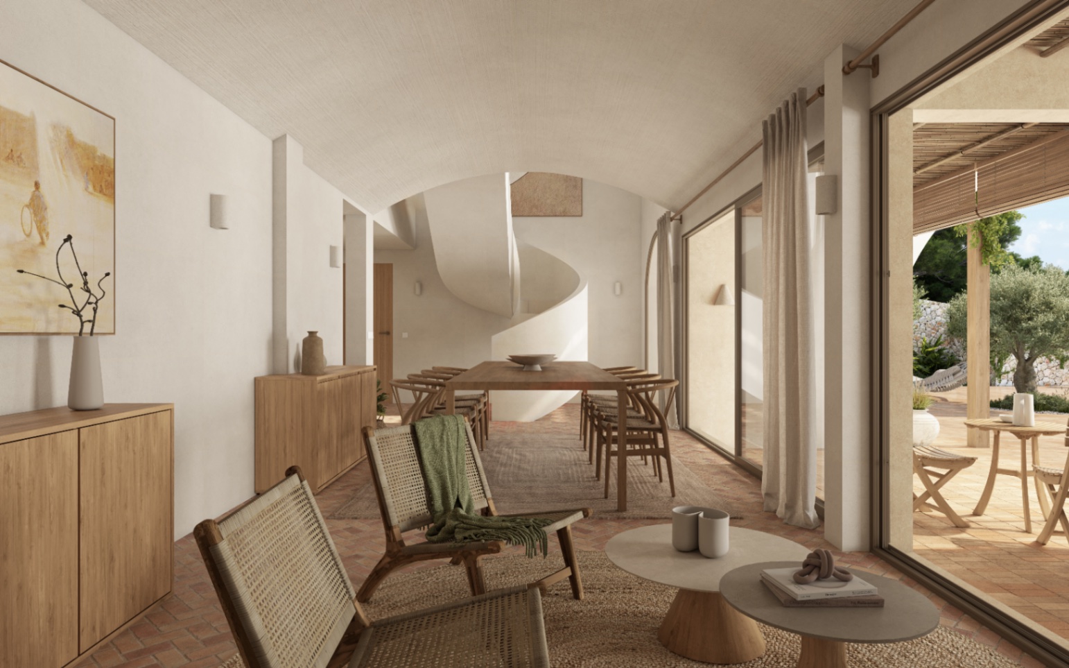 Charmante 4-slaapkamer gerenoveerde villa te koop in Benissa La Fustera