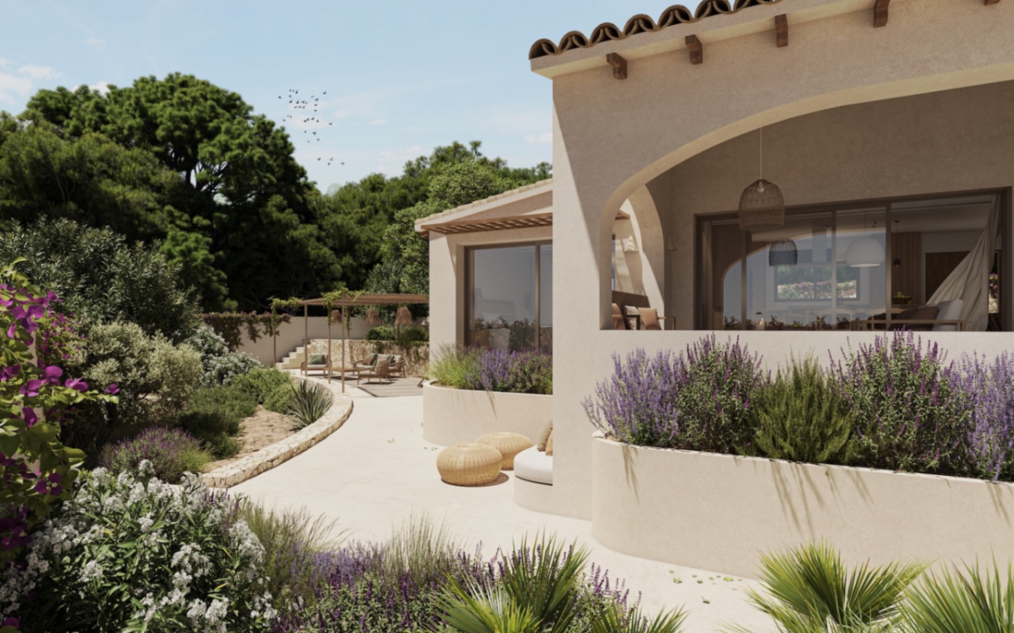 Charmante 3-slaapkamer gerenoveerde villa te koop in Benissa la Fustera