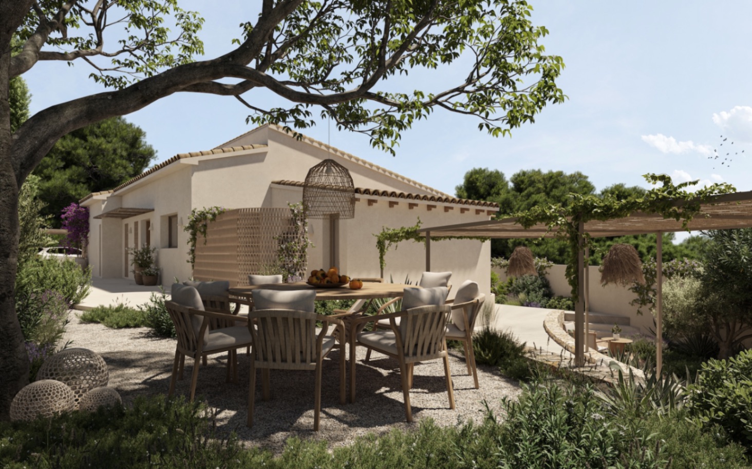 Charmante 3-slaapkamer gerenoveerde villa te koop in Benissa la Fustera