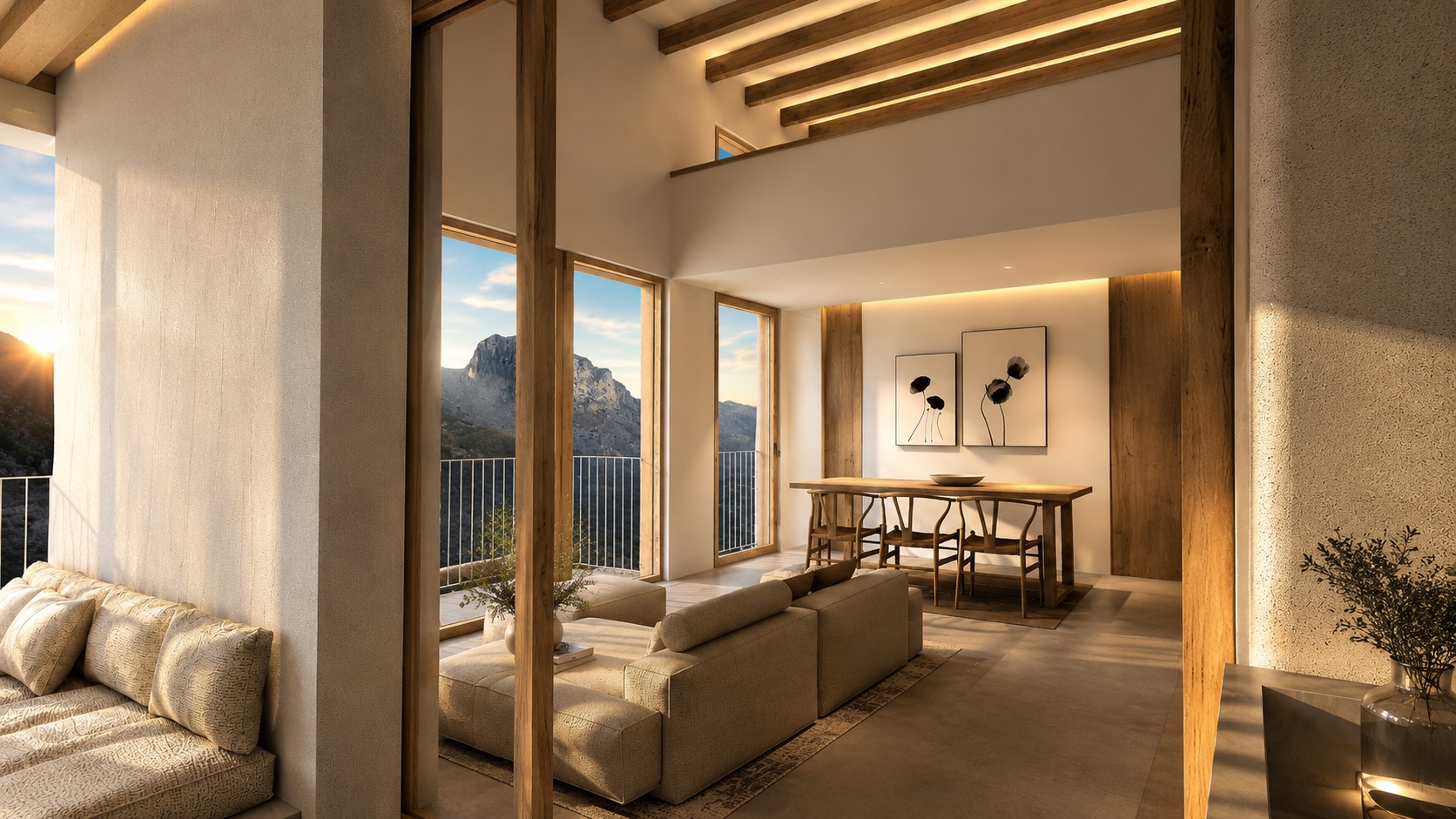 Nueva villa de 3 habitaciones en venta en Vall de Laguard con vista panorámica.