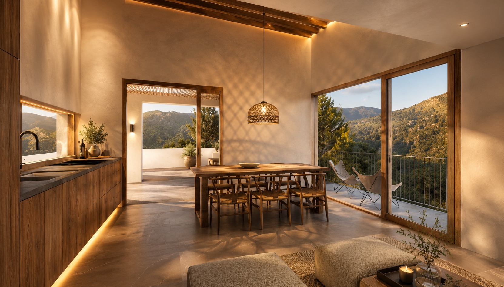 Nueva villa de 3 habitaciones en venta en Vall de Laguard con vista panorámica.