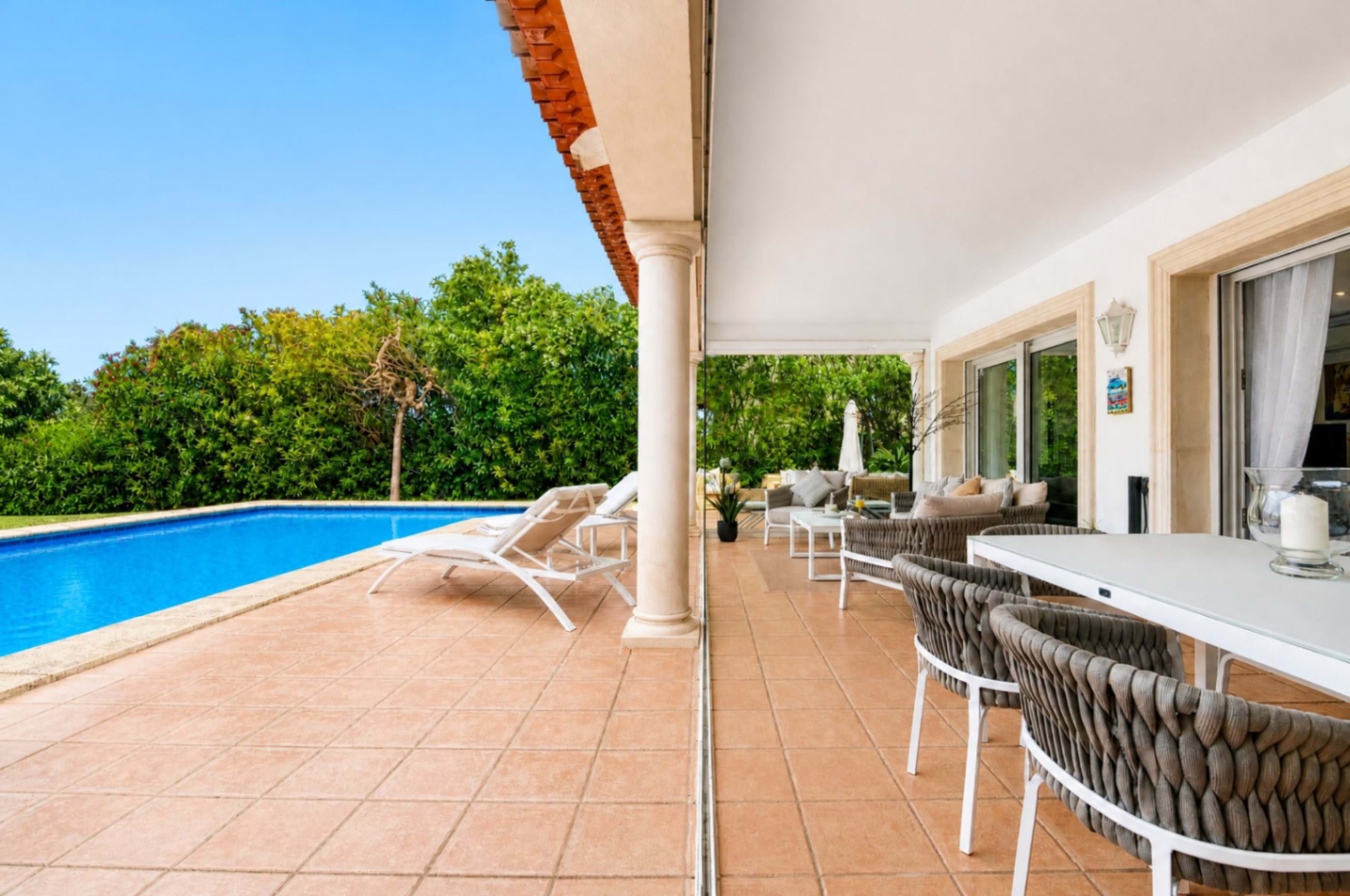Elegant Mediterranean 3 bed Villa with Panoramic Views for sale in Puerta Fenicía, Javea