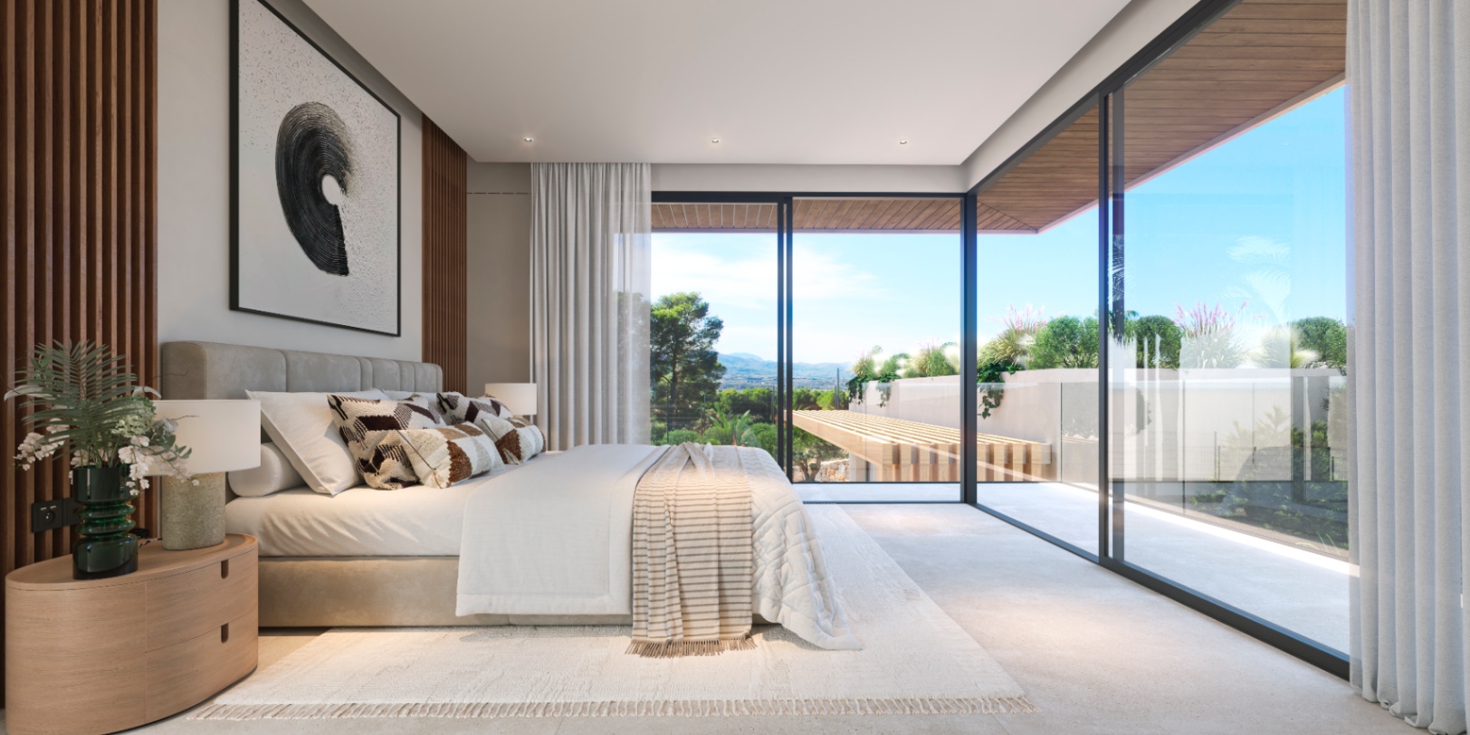 Villa de lujo de 5 dormitorios con vistas panorámicas en venta en el Montgó en Jávea.