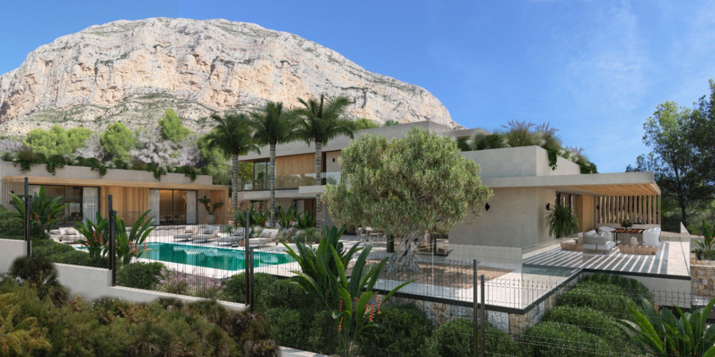 Villa de lujo de 5 dormitorios con vistas panorámicas en venta en el Montgó en Jávea.