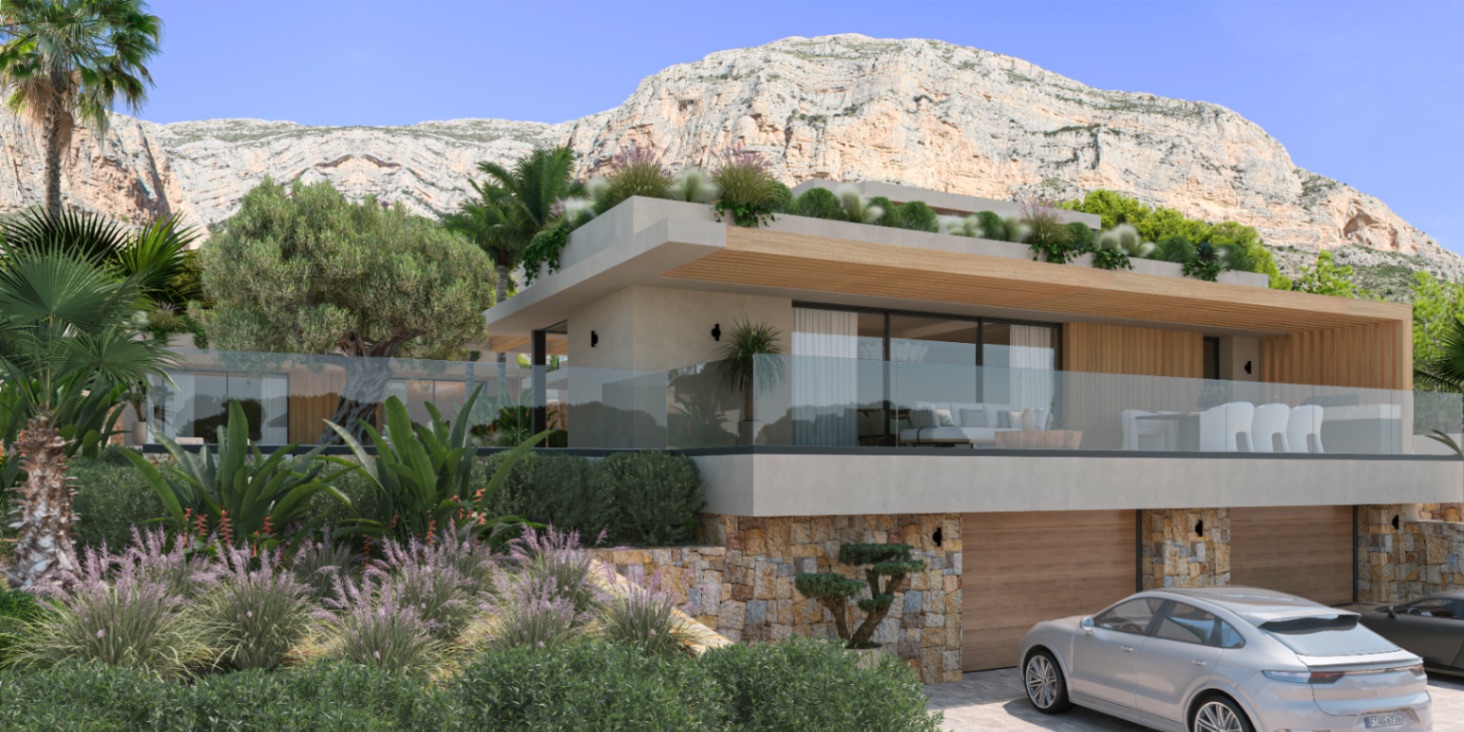 Villa de lujo de 5 dormitorios con vistas panorámicas en venta en el Montgó en Jávea.