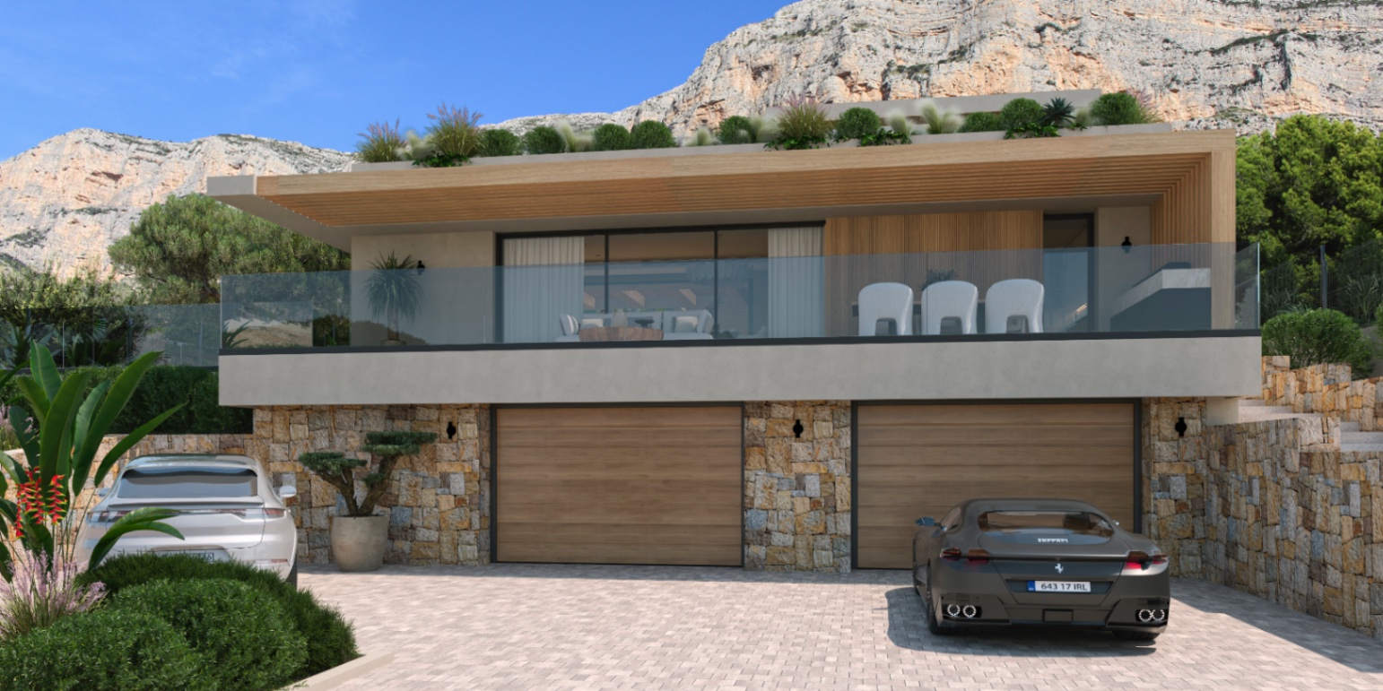 Villa de lujo de 5 dormitorios con vistas panorámicas en venta en el Montgó en Jávea.