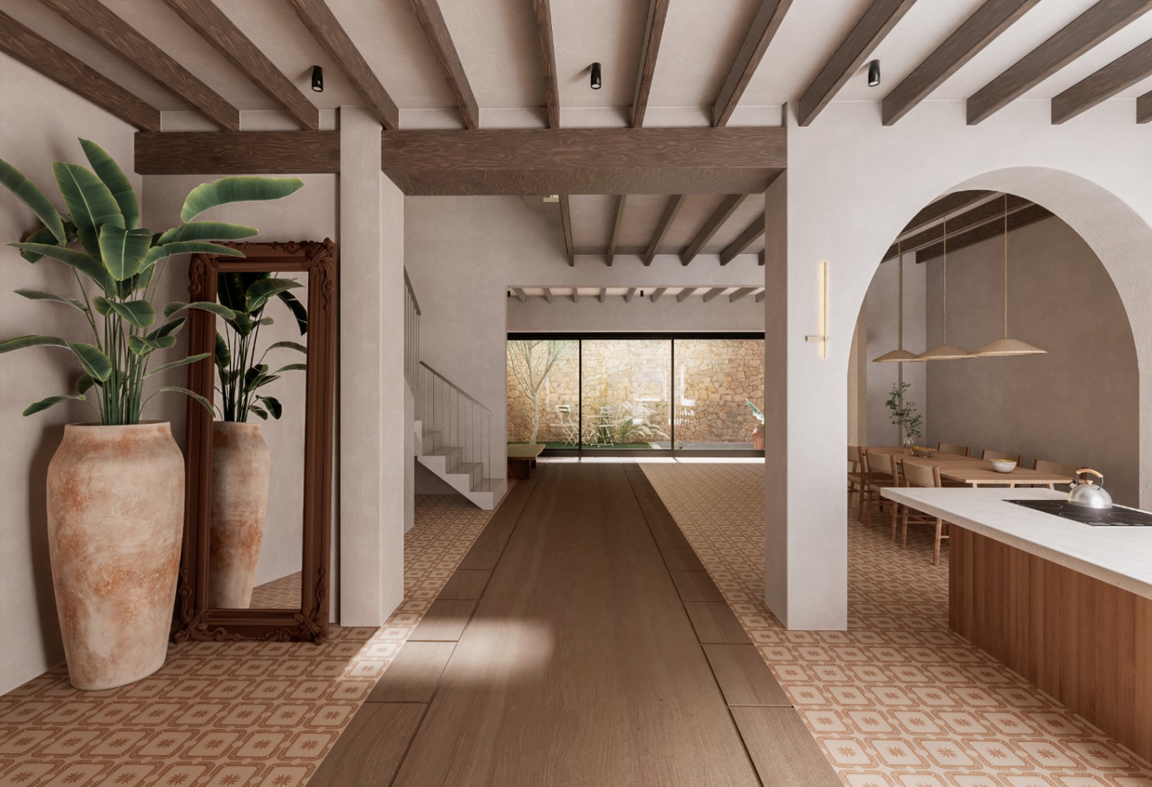 Casa adosada única en venta con licencia de construcción y permiso de planificación completos