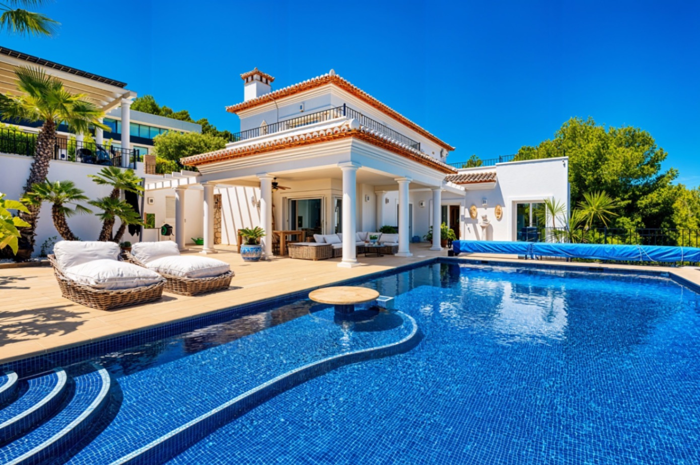 Modern 4 bed Villa with Panoramic Sea &amp; Montgó Mountain Views for sale in Javea