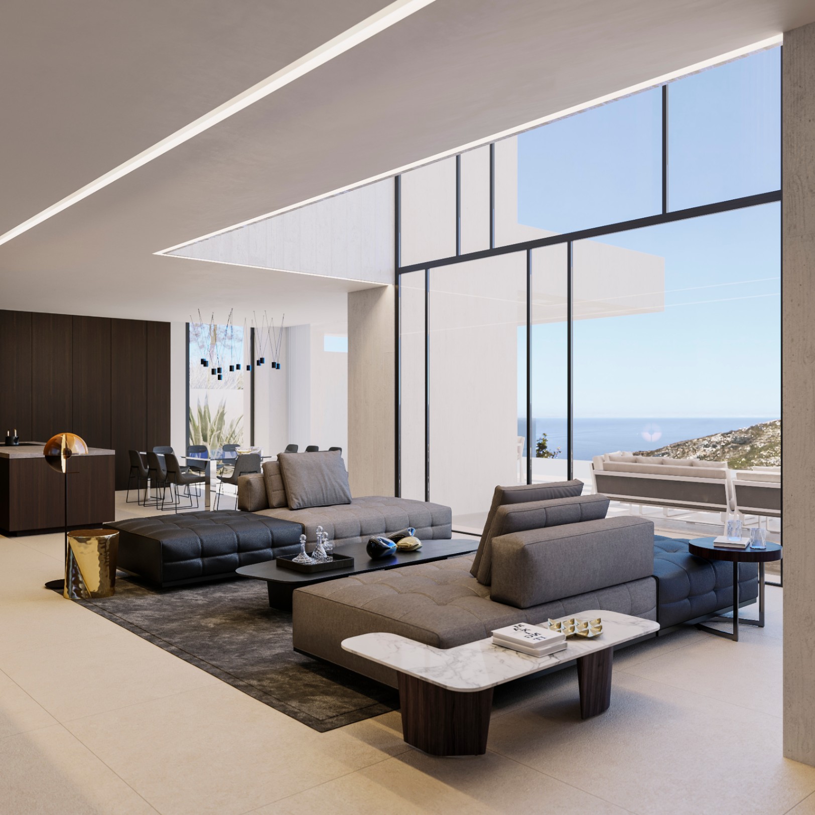 Villa de lujo de 4 habitaciones con vista al mar en venta en Granadella Jávea