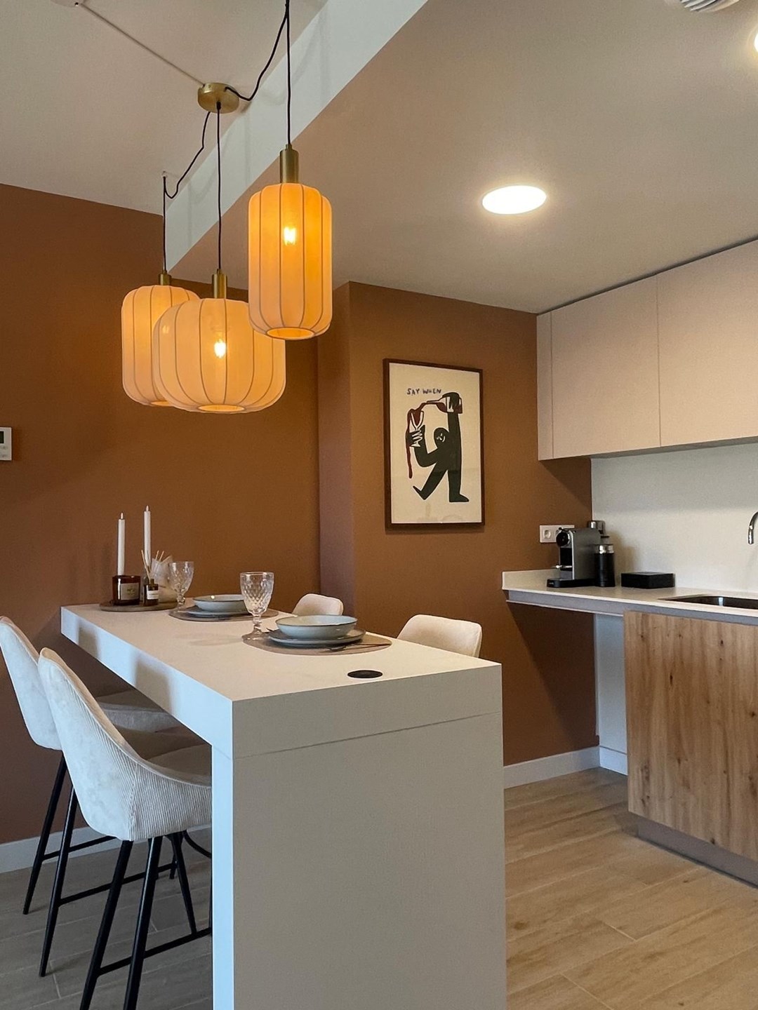 Apartamento moderno de nueva construcción en planta baja de 2 habitaciones a pocos pasos del puerto de Javea.