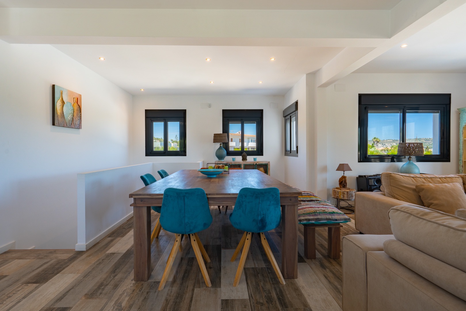 Ibicenco-stijl 6-slaapkamer villa te koop in Javea, dicht bij Arenal