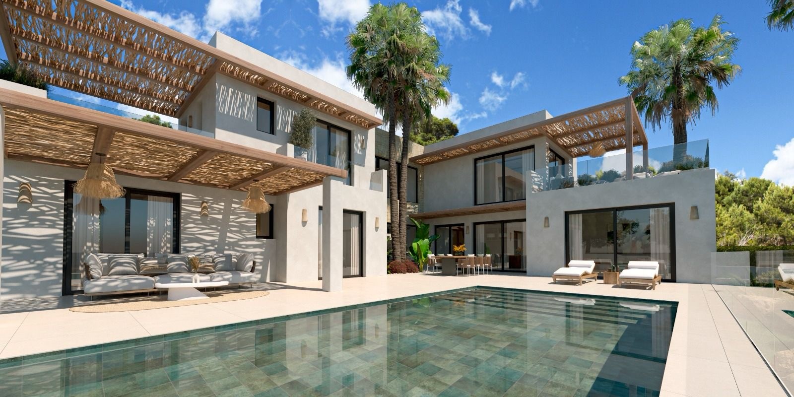 Luxury 4 bed villa with sea and mountain view for sale in Javea Piver