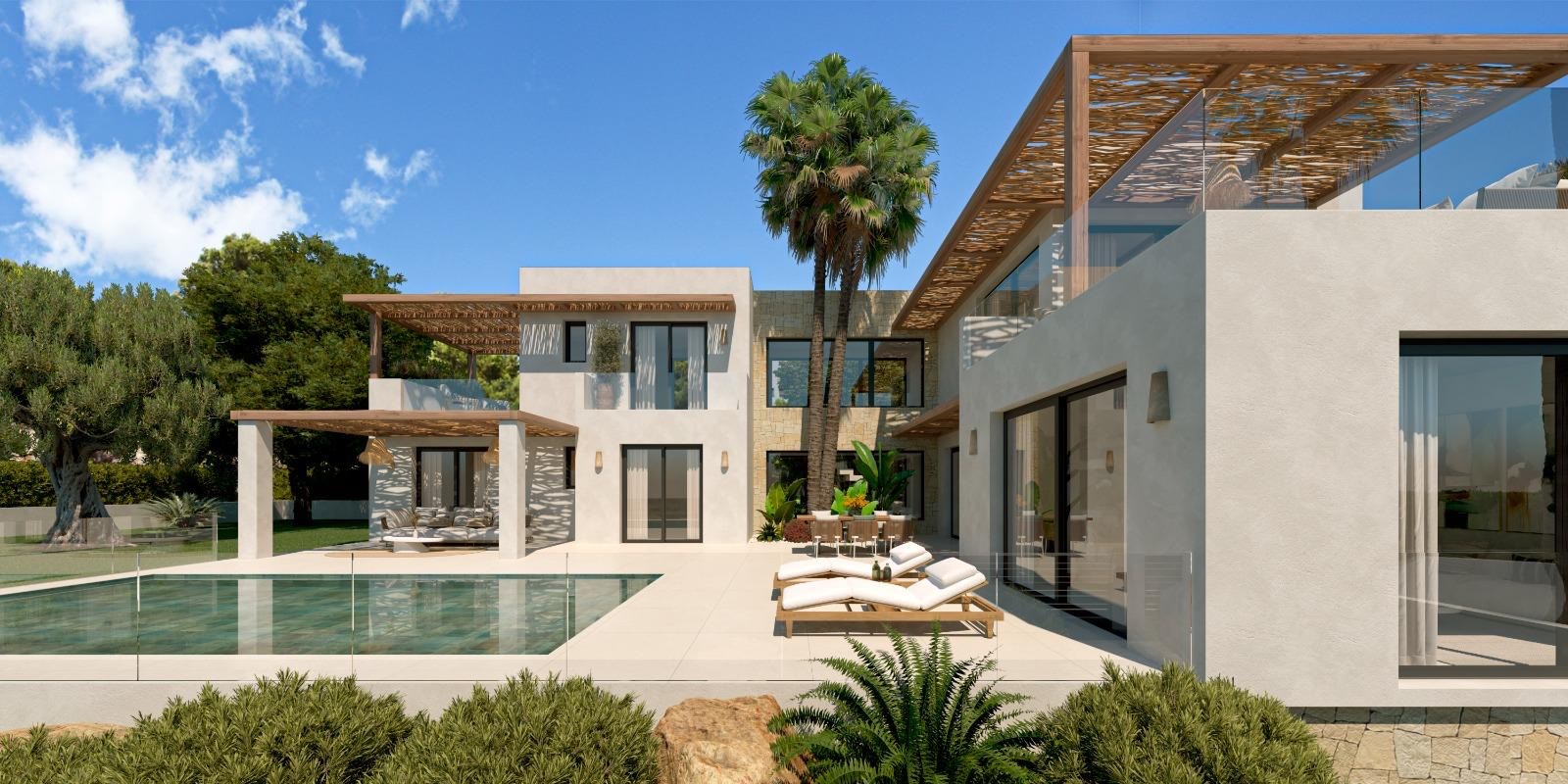 Luxury 4 bed villa with sea and mountain view for sale in Javea Piver