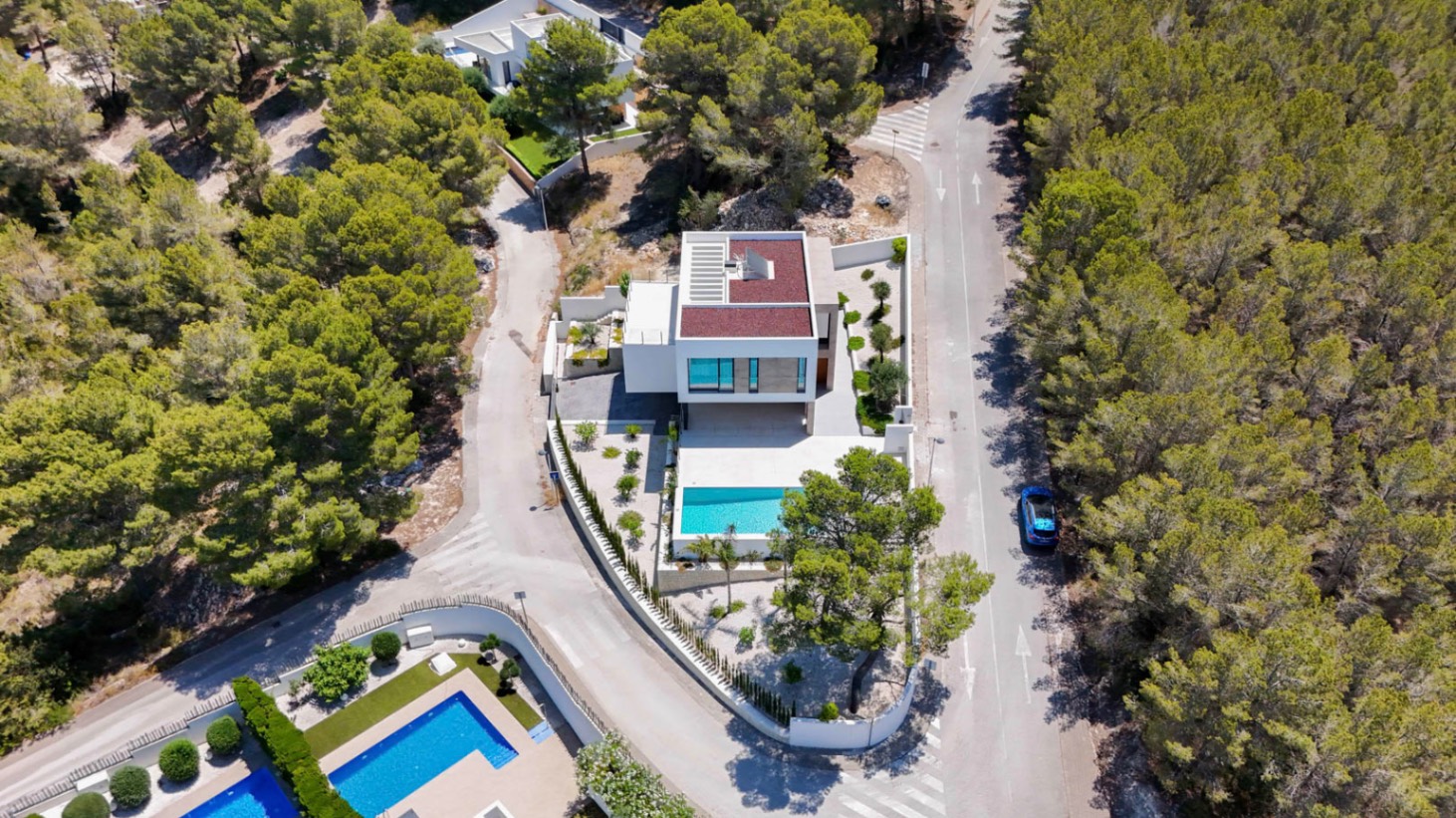 Wunderschöne 4-Zimmer-Villa mit Meerblick zu verkaufen in Moraira Benimeit
