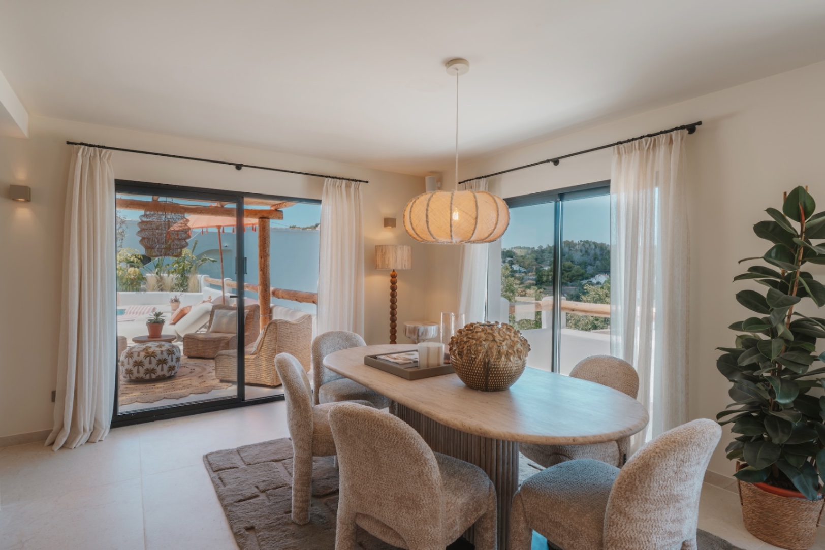 Luxury traditionnal 4 bed villa with Panoramic views for sale In Javea Arenal