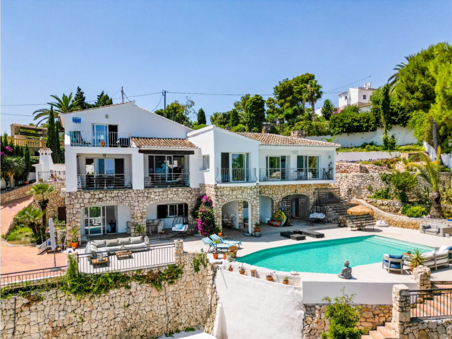 Willa z 5 sypialniami z widokiem na morze na sprzedaż w Javea Granadella