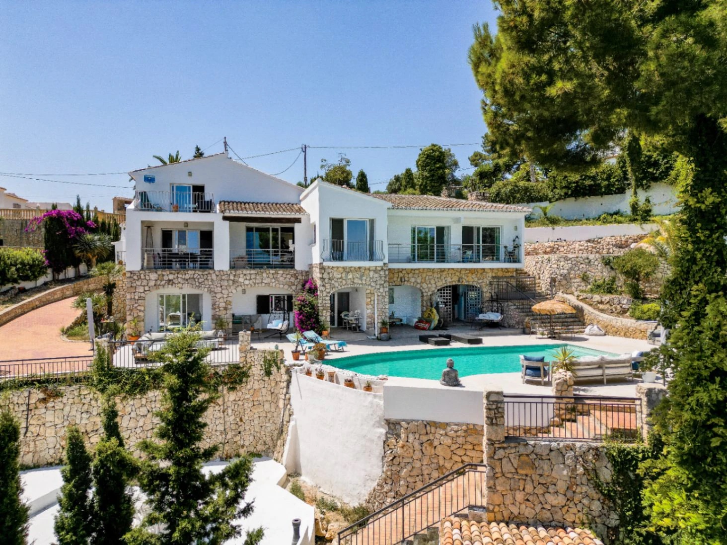 Willa z 5 sypialniami z widokiem na morze na sprzedaż w Javea Granadella
