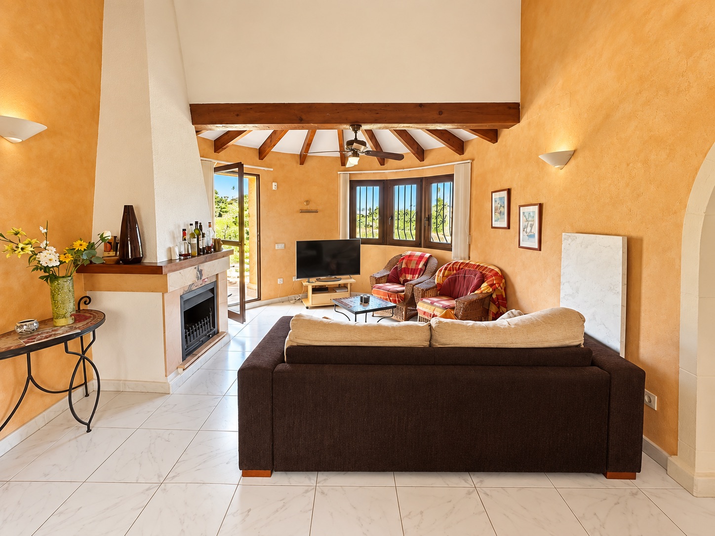 Traditionnal 3 bed villa with sea view for sale in Denia la Pedrera