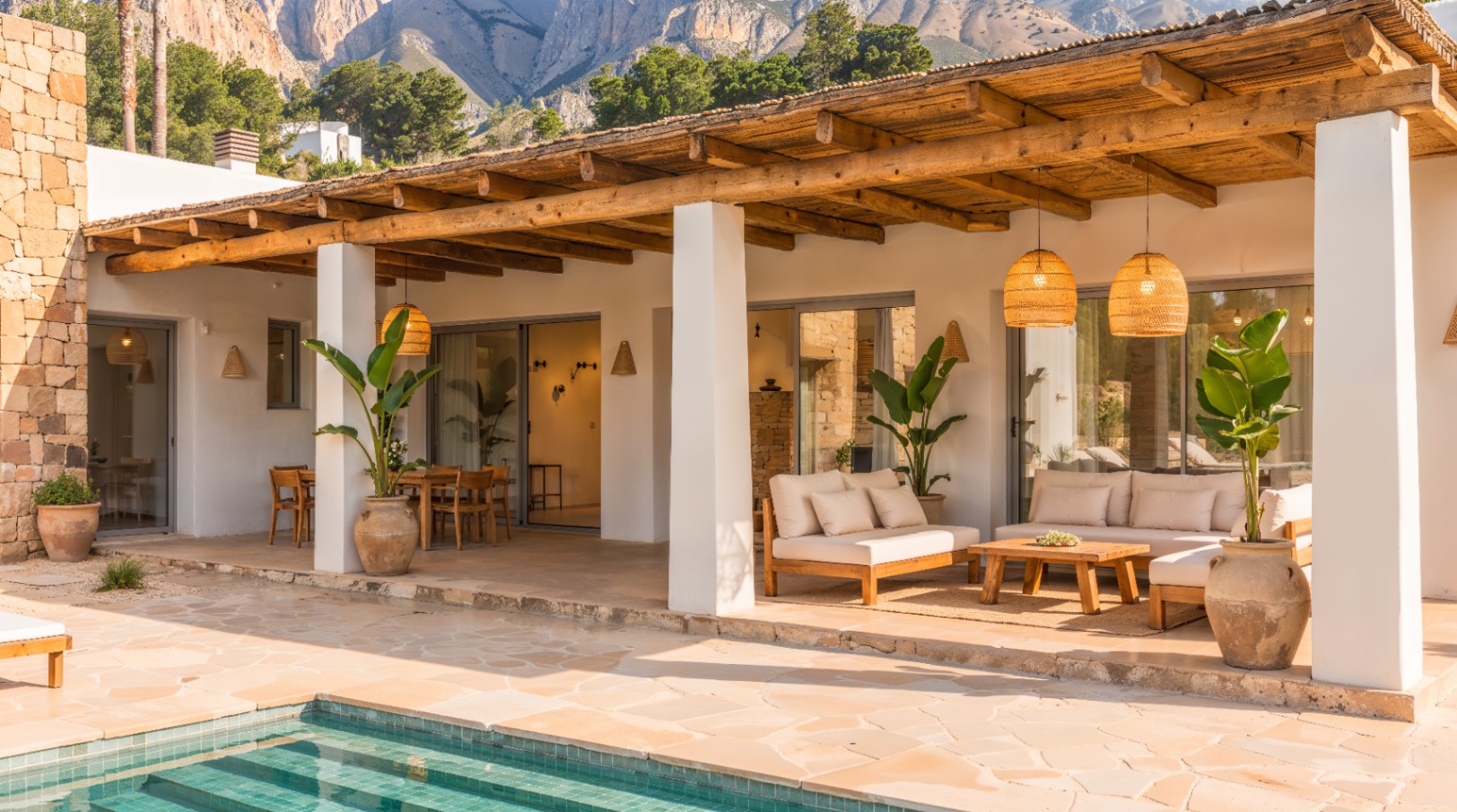 Impresionante villa de 4 dormitorios orientada al sur con vistas abiertas en la codiciada zona de Montgó en Jávea, Montgó - Ermita