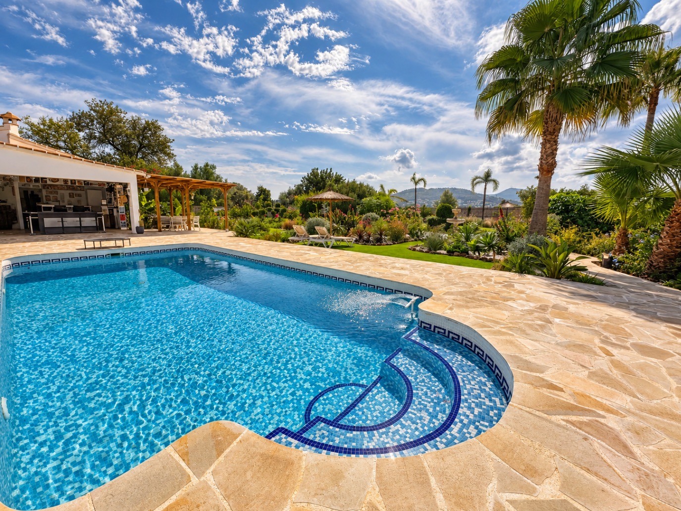 Charmante villa de 6 chambres à vendre à Javea, près de la vieille ville et de l'école internationale.