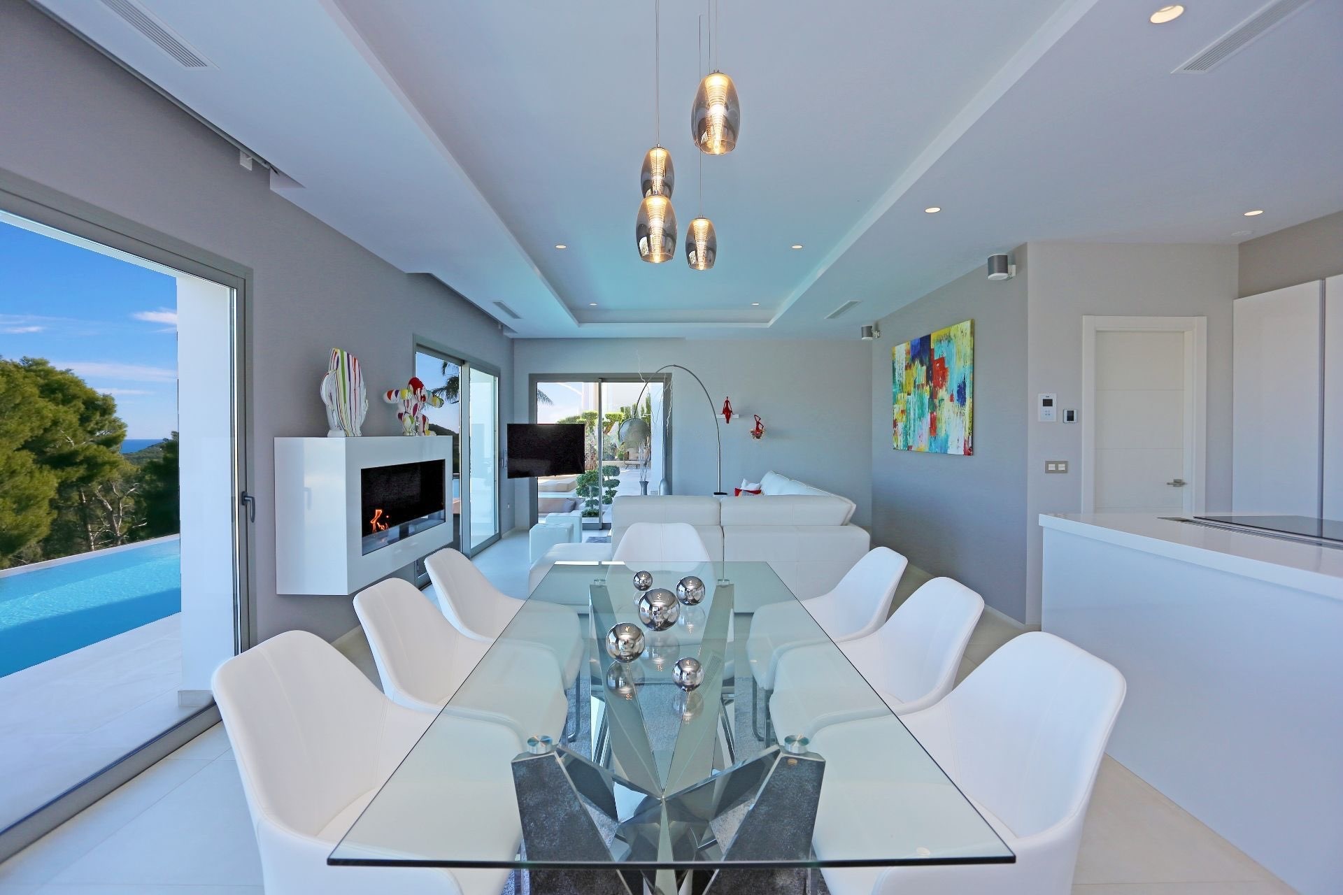 Villa de lujo de 4 dormitorios vista excepcional en venta Javea
