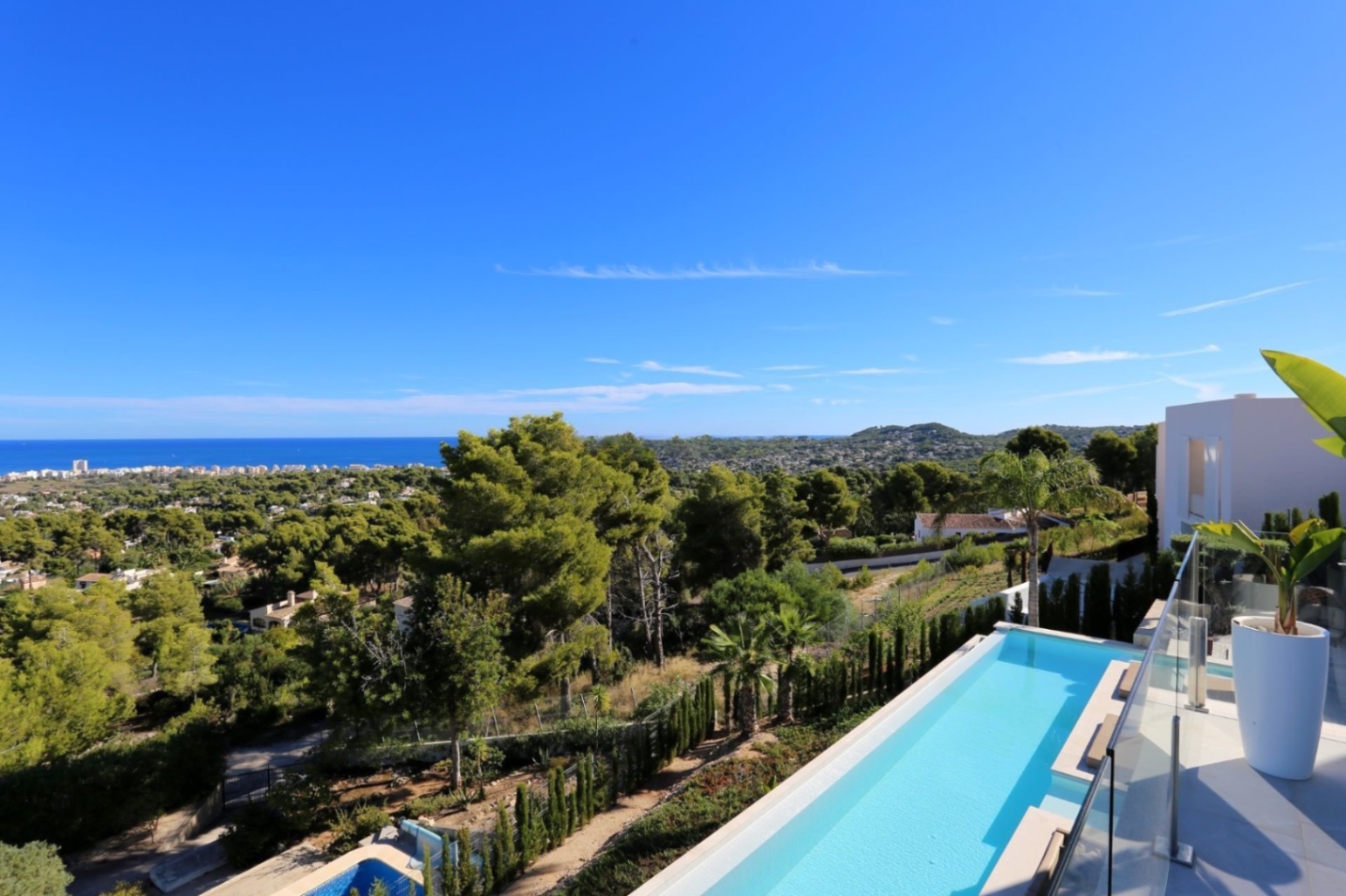Villa de lujo de 4 dormitorios vista excepcional en venta Javea