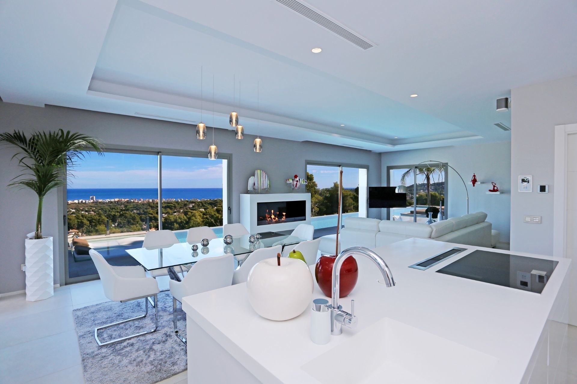 Villa de lujo de 4 dormitorios vista excepcional en venta Javea