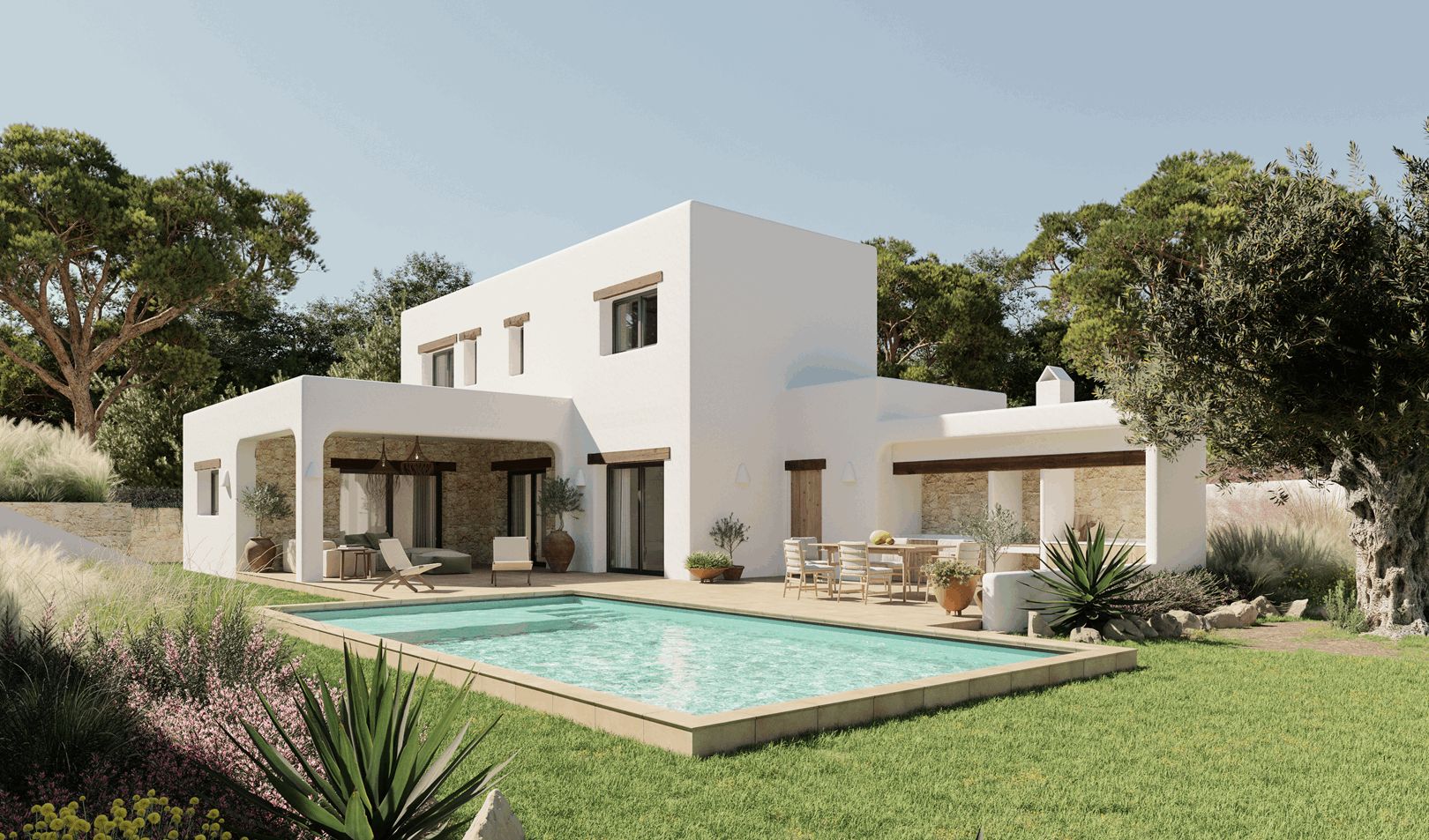 Atemberaubende Neubauvilla mit 3 Schlafzimmern zum Verkauf in Moraira Cap Blanc
