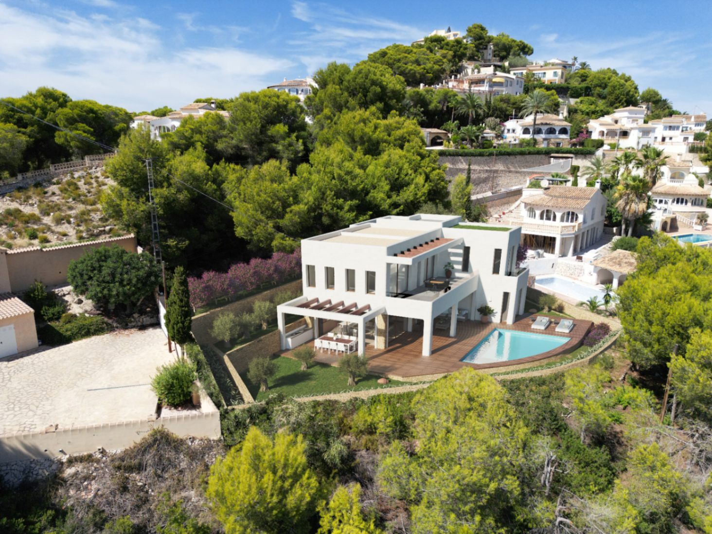 Villa exclusive de 4 chambres avec vue sur la mer à vendre à Moraira El Portet