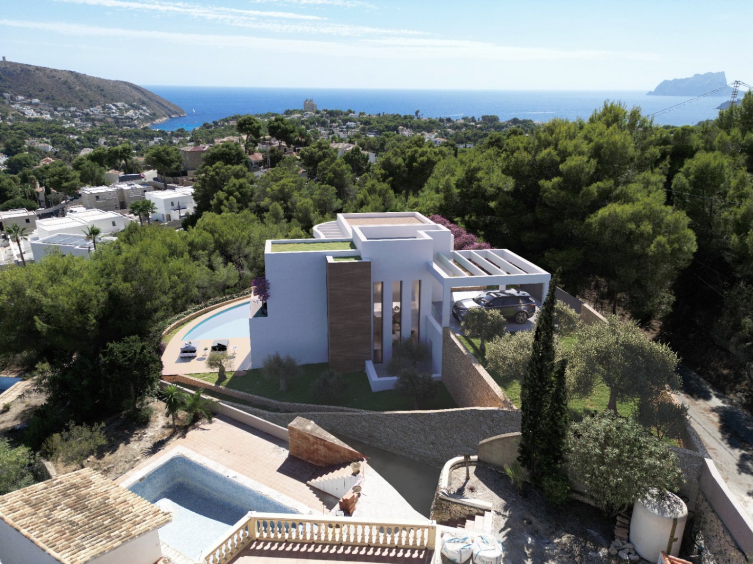 Villa exclusive de 4 chambres avec vue sur la mer à vendre à Moraira El Portet