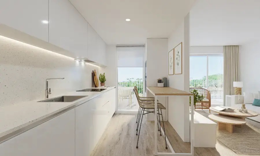 Lujoso apartamento de 3 dormitorios en venta en Jávea cerca del puerto