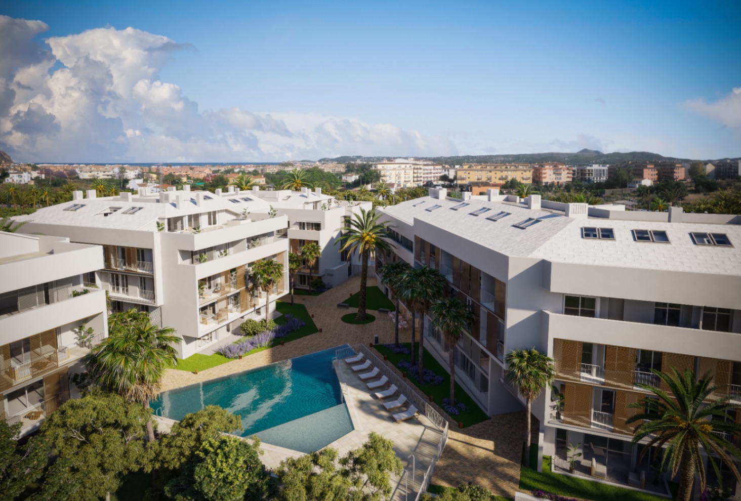 Lujoso apartamento de 3 dormitorios en venta en Jávea cerca del puerto