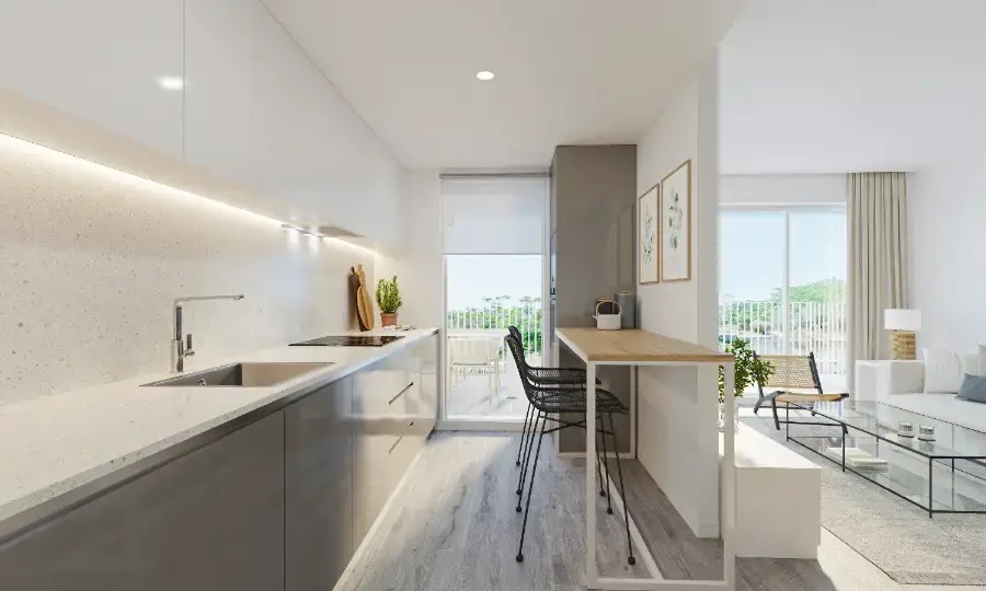 Lujoso apartamento de 3 dormitorios en venta en Jávea cerca del puerto