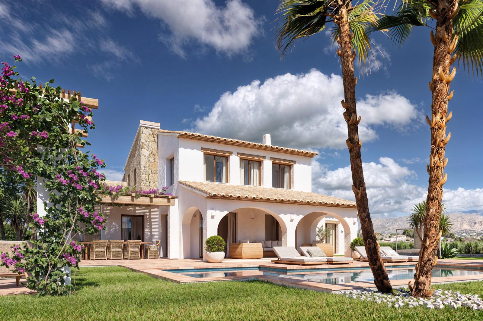Herrliches Finca-Projekt mit 4 Schlafzimmern zum Verkauf in Benissa