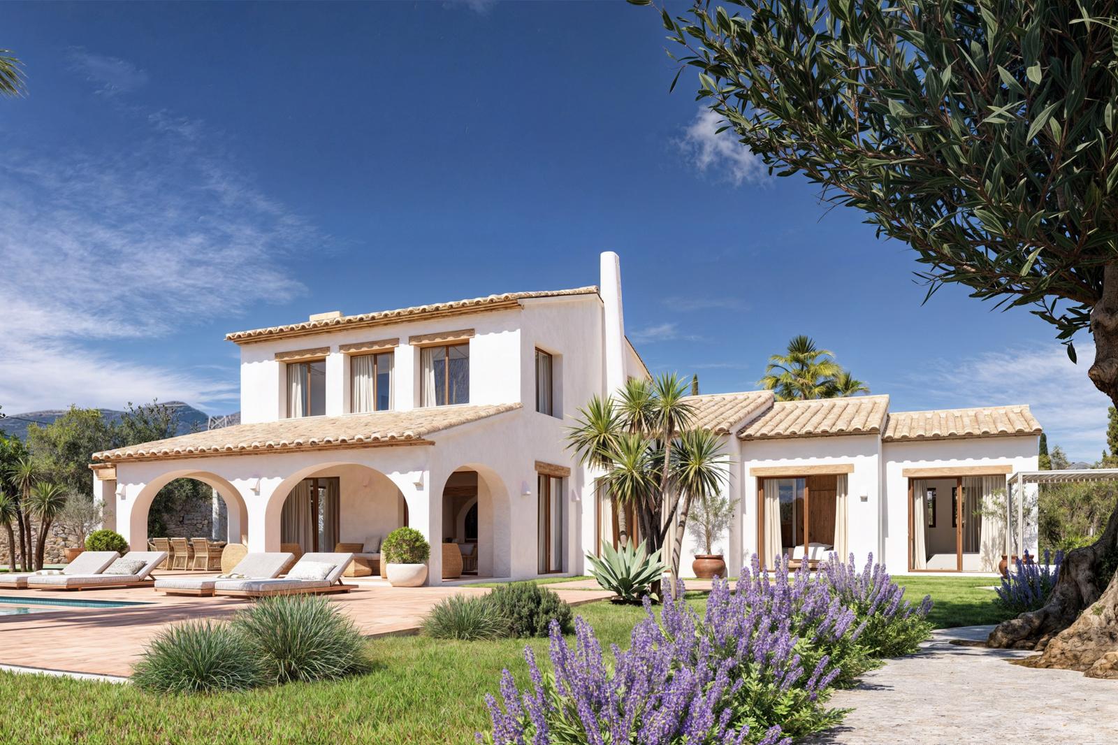 Herrliches Finca-Projekt mit 4 Schlafzimmern zum Verkauf in Benissa