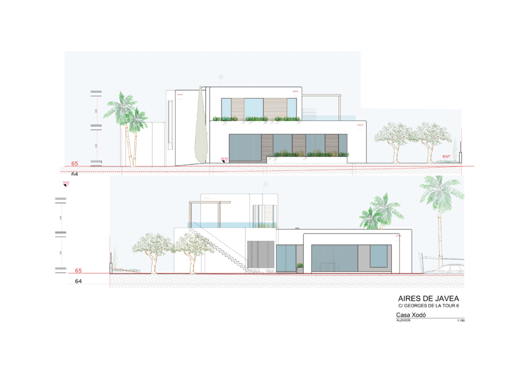 Villa nueva de 5 dormitorios con vistas al mar en venta en Jávea cerca de Arenal