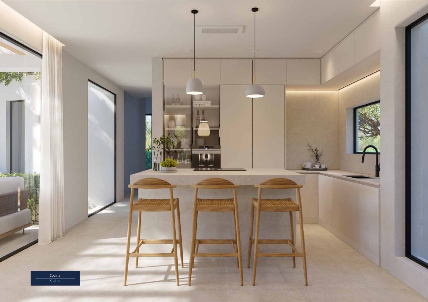 Villa nueva de 5 dormitorios con vistas al mar en venta en Jávea cerca de Arenal