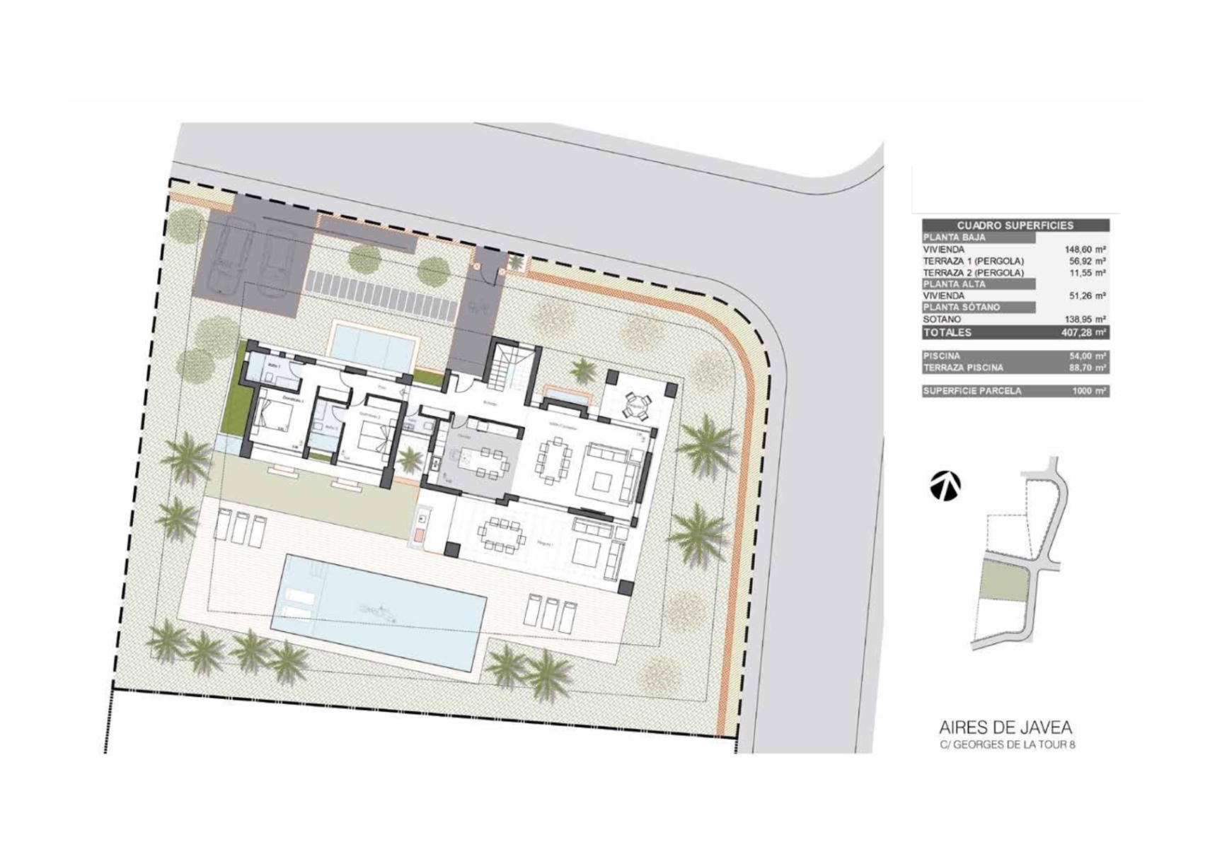Villa a estrenar con vistas al mar en venta en Jávea cerca de Arenal