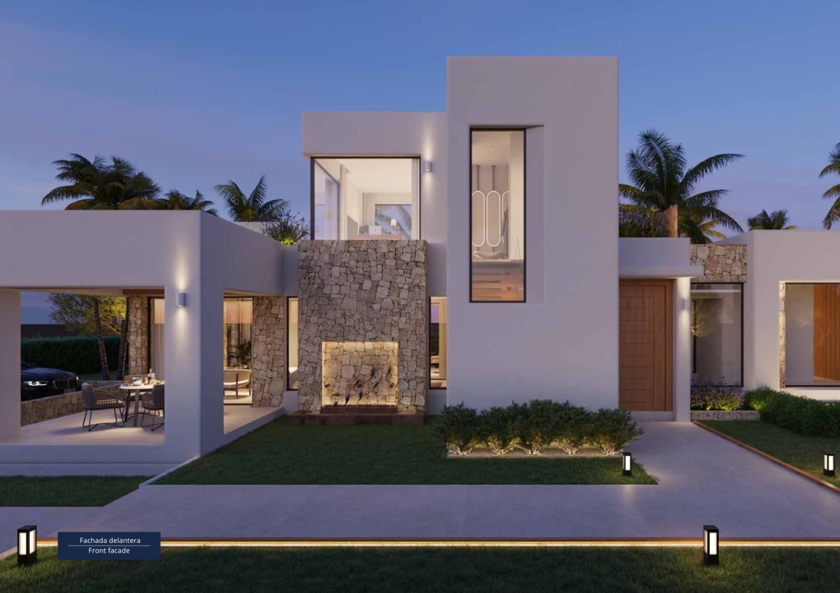 Villa nueva de 5 dormitorios con vistas al mar en venta en Jávea cerca de Arenal