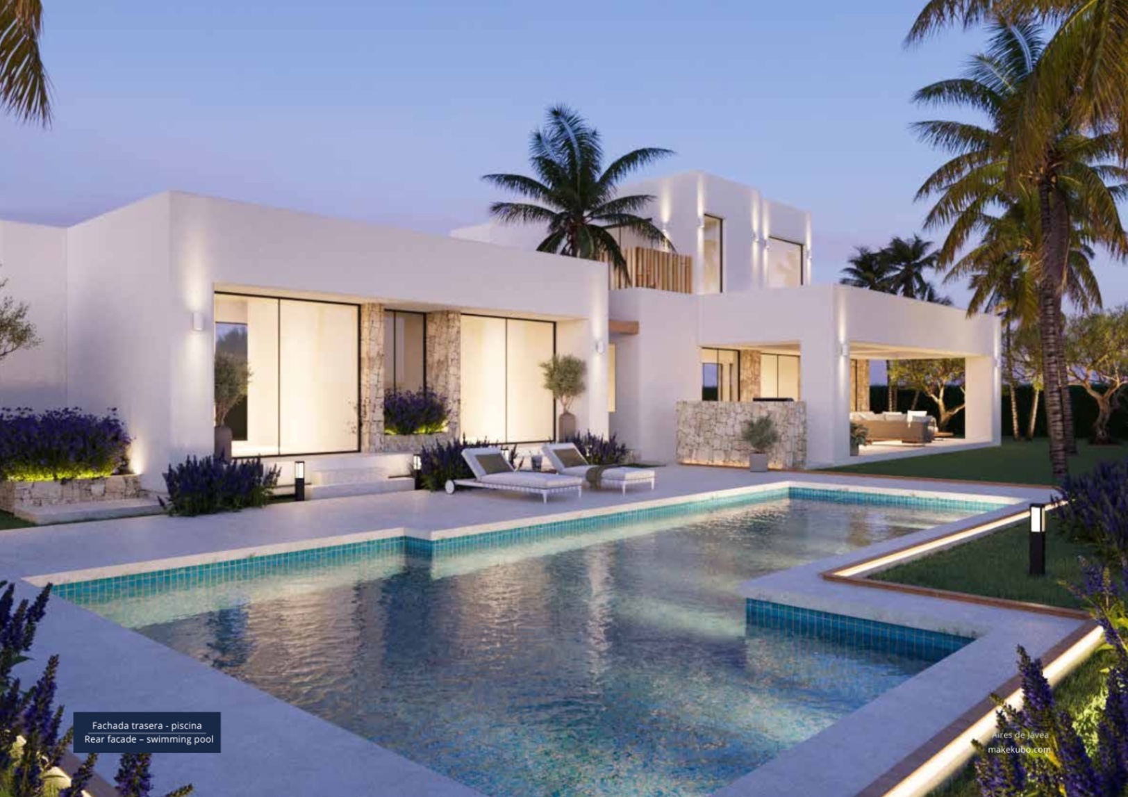 Villa nueva de 5 dormitorios con vistas al mar en venta en Jávea cerca de Arenal