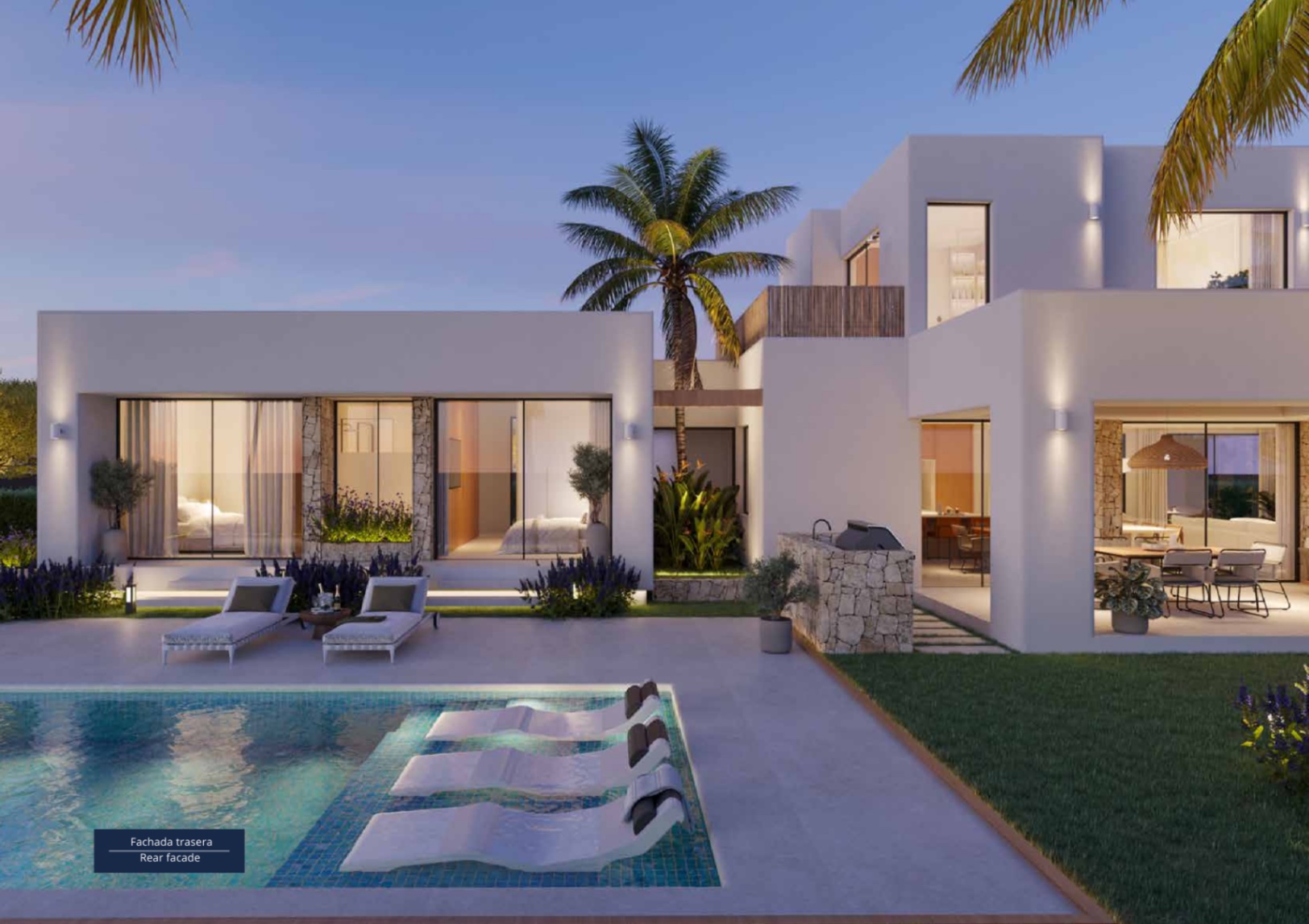 Villa nueva de 5 dormitorios con vistas al mar en venta en Jávea cerca de Arenal