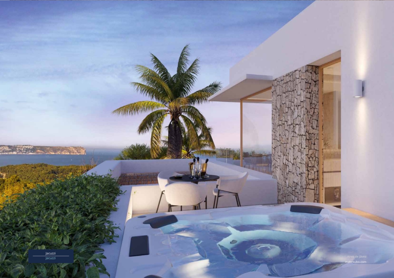 Villa nueva de 5 dormitorios con vistas al mar en venta en Jávea cerca de Arenal
