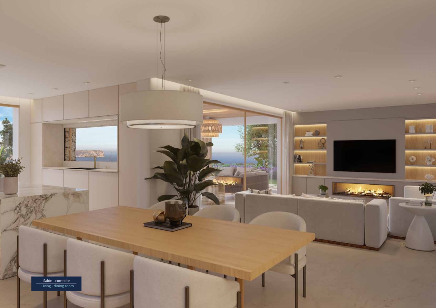 Villa nueva de 5 dormitorios con vistas al mar en venta en Jávea cerca de Arenal